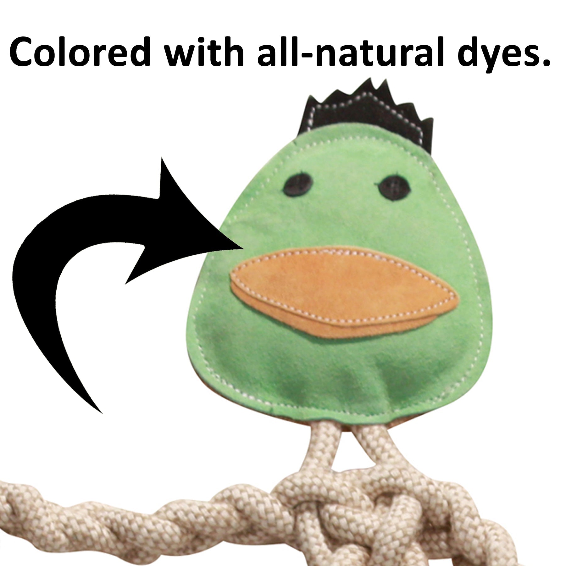 Natural Rope Knottie® Dog Toys, 3 Pack, XL (16mm rope diameter)